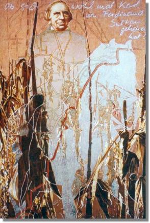 Herbstliches Maisfeld oder: Ob sich wohl mal Karl von Ferdinand Sultan geliehen hat?