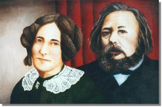 Ehepaar Ida und Ferdinand Freiligrath